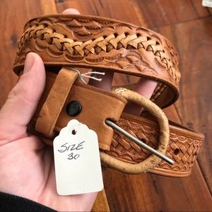 Western Leather Belt